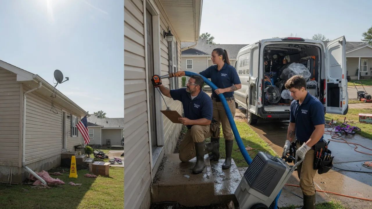 Ceiling Water Damage Restoration in Litchfield, NE near me